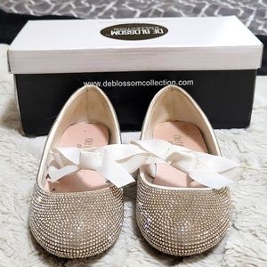 DE Blossom size 11Y Sparkly flats